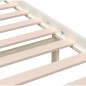 vidaXL Estructura de cama de madera maciza blanco 150x200 cm