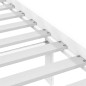 vidaXL Estructura de cama madera maciza blanco 180x200 cm