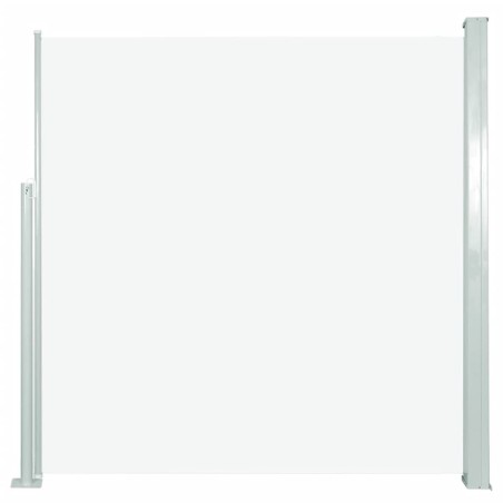 vidaXL Toldo lateral retráctil de jardín crema 140x300 cm
