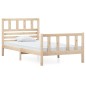 vidaXL Estructura de cama madera maciza 90x200 cm vidaXL Estructura de cama madera maciza 90x200 cm
