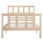vidaXL Estructura de cama madera maciza 90x200 cm vidaXL Estructura de cama madera maciza 90x200 cm