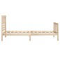 vidaXL Estructura de cama madera maciza 90x200 cm vidaXL Estructura de cama madera maciza 90x200 cm