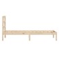 vidaXL Estructura de cama madera maciza 75x190 cm vidaXL Estructura de cama madera maciza 75x190 cm