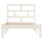 vidaXL Estructura de cama madera maciza blanco 90x190 cm vidaXL Estructura de cama madera maciza blanco 90x190 cm