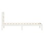 vidaXL Estructura de cama madera maciza blanco 90x190 cm vidaXL Estructura de cama madera maciza blanco 90x190 cm