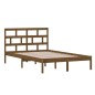 vidaXL Estructura de cama madera maciza de pino marrón miel 120x200 cm vidaXL Estructura de cama madera maciza de pino marrón miel 120x200 cm