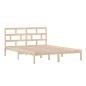 vidaXL Estructura de cama de madera maciza king size 150x200 cm
