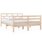 vidaXL Estructura de cama de madera maciza de pino 140x190 cm vidaXL Estructura de cama de madera maciza de pino 140x190 cm