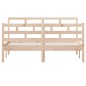 vidaXL Estructura de cama de madera maciza de pino 140x190 cm vidaXL Estructura de cama de madera maciza de pino 140x190 cm