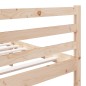 vidaXL Estructura de cama de madera maciza de pino 140x190 cm vidaXL Estructura de cama de madera maciza de pino 140x190 cm