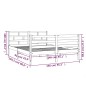 vidaXL Estructura de cama de madera maciza de pino 140x190 cm vidaXL Estructura de cama de madera maciza de pino 140x190 cm