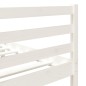 vidaXL Estructura de cama madera maciza blanco 120x190 cm vidaXL Estructura de cama madera maciza blanco 120x190 cm