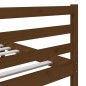 vidaXL Estructura de cama madera maciza marrón miel 120x190 cm vidaXL Estructura de cama madera maciza marrón miel 120x190 cm