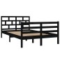 vidaXL Estructura de cama madera maciza de pino negro 120x200 cm vidaXL Estructura de cama madera maciza de pino negro 120x200 cm