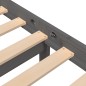 vidaXL Estructura de cama madera maciza de pino gris 100x200 cm vidaXL Estructura de cama madera maciza de pino gris 100x200 cm