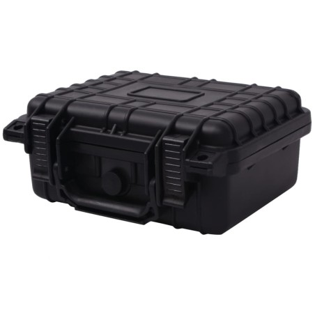 vidaXL Maletín protector de equipo negro 27x24,6x12,4 cm