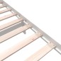 vidaXL Estructura de cama de madera maciza de pino blanco 135x190 cm