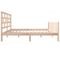 vidaXL Estructura de cama madera maciza de pino 150x200 cm vidaXL Estructura de cama madera maciza de pino 150x200 cm
