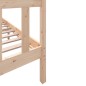 vidaXL Estructura de cama madera maciza de pino 150x200 cm vidaXL Estructura de cama madera maciza de pino 150x200 cm