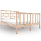 vidaXL Estructura de cama madera maciza de pino 120x190 cm vidaXL Estructura de cama madera maciza de pino 120x190 cm