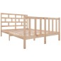 vidaXL Estructura de cama madera maciza de pino 120x190 cm vidaXL Estructura de cama madera maciza de pino 120x190 cm