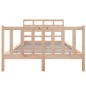 vidaXL Estructura de cama madera maciza de pino 120x190 cm vidaXL Estructura de cama madera maciza de pino 120x190 cm