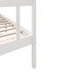 vidaXL Estructura de cama madera maciza de pino blanco 180x200 cm vidaXL Estructura de cama madera maciza de pino blanco 180x200 cm