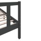 vidaXL Estructura de cama de madera maciza de pino gris 200x200 cm vidaXL Estructura de cama de madera maciza de pino gris 200x200 cm