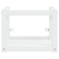 vidaXL Estructura de baño con lavabo incorporado hierro blanco vidaXL Estructura de baño con lavabo incorporado hierro blanco