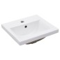 vidaXL Estructura de baño con lavabo incorporado hierro blanco vidaXL Estructura de baño con lavabo incorporado hierro blanco