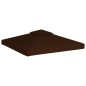 vidaXL Toldo de cenador 2 niveles marrón 310 g/m² 3x3 m vidaXL Toldo de cenador 2 niveles marrón 310 g/m² 3x3 m