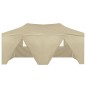 vidaXL Carpa plegable profesional con 4 paredes acero color crema 3x6m vidaXL Carpa plegable profesional con 4 paredes acero color crema 3x6m