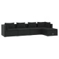 vidaXL Set de muebles de jardín 5 pzas y cojines ratán sintético negro vidaXL Set de muebles de jardín 5 pzas y cojines ratán sintético negro