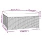 vidaXL Set de sofás de jardín 5 piezas y cojines ratán sintético gris vidaXL Set de sofás de jardín 5 piezas y cojines ratán sintético gris