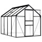 vidaXL Invernadero de aluminio gris antracita 4,75 m² vidaXL Invernadero de aluminio gris antracita 4,75 m²