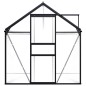 vidaXL Invernadero de aluminio gris antracita 4,75 m² vidaXL Invernadero de aluminio gris antracita 4,75 m²