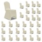 vidaXL Funda de silla elástica crema 30 unidades vidaXL Funda de silla elástica crema 30 unidades