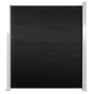 vidaXL Toldo lateral retráctil de jardín negro160x300 cm vidaXL Toldo lateral retráctil de jardín negro160x300 cm