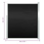 vidaXL Toldo lateral retráctil de jardín negro160x300 cm vidaXL Toldo lateral retráctil de jardín negro160x300 cm