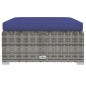 vidaXL Set de sofás de jardín 7 piezas y cojines ratán sintético gris vidaXL Set de sofás de jardín 7 piezas y cojines ratán sintético gris