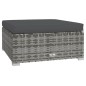 vidaXL Set de muebles de jardín 9 pzas y cojines ratán sintético gris vidaXL Set de muebles de jardín 9 pzas y cojines ratán sintético gris