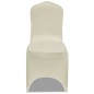 vidaXL Funda de silla elástica crema 30 unidades vidaXL Funda de silla elástica crema 30 unidades