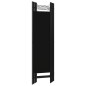 vidaXL Biombo divisor de 6 paneles negro 240x180 cm vidaXL Biombo divisor de 6 paneles negro 240x180 cm