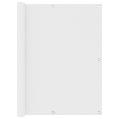 vidaXL Toldo para balcón tela oxford blanco 120x600 cm