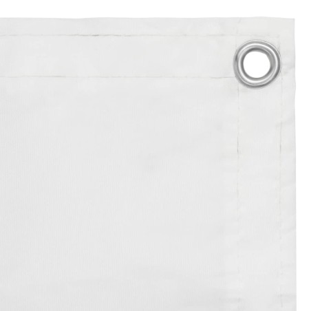 vidaXL Toldo para balcón tela oxford blanco 120x600 cm