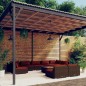vidaXL Set muebles de jardín 10 pzas y cojines ratán sintético marrón vidaXL Set muebles de jardín 10 pzas y cojines ratán sintético marrón