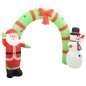 vidaXL Arco de Navidad inflable Papá Noel y muñeco de nieve LED 223 cm vidaXL Arco de Navidad inflable Papá Noel y muñeco de nieve LED 223 cm