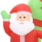 vidaXL Arco de Navidad inflable Papá Noel y muñeco de nieve LED 223 cm vidaXL Arco de Navidad inflable Papá Noel y muñeco de nieve LED 223 cm