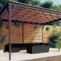 vidaXL Set de muebles de jardín 9 pzas y cojines ratán sintético negro vidaXL Set de muebles de jardín 9 pzas y cojines ratán sintético negro
