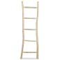 vidaXL Escalera toallero con 5 peldaños teca 45x150 cm natural vidaXL Escalera toallero con 5 peldaños teca 45x150 cm natural